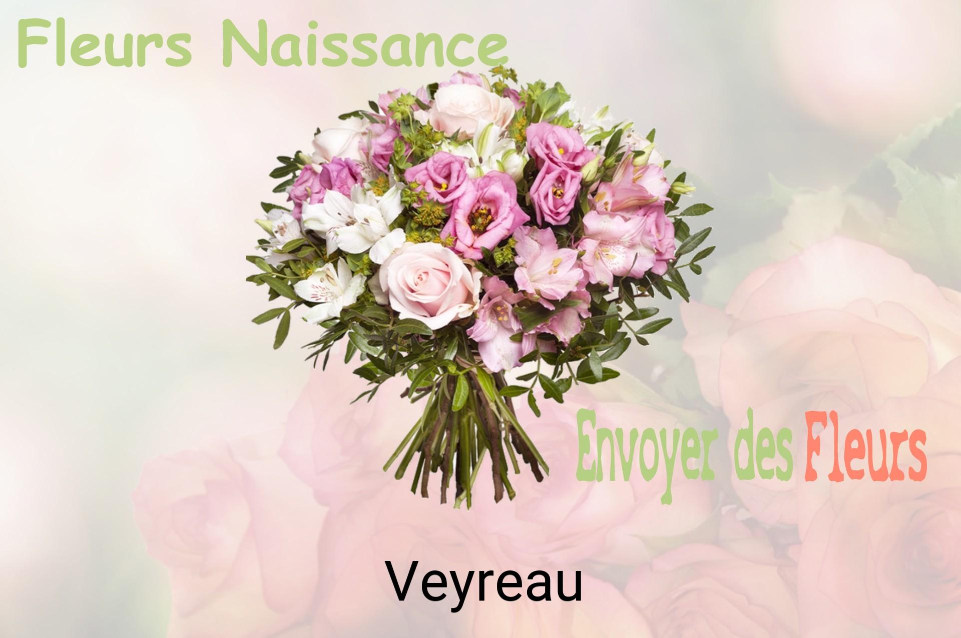 Bouquet de fleurs de naissance livré à Veyreau